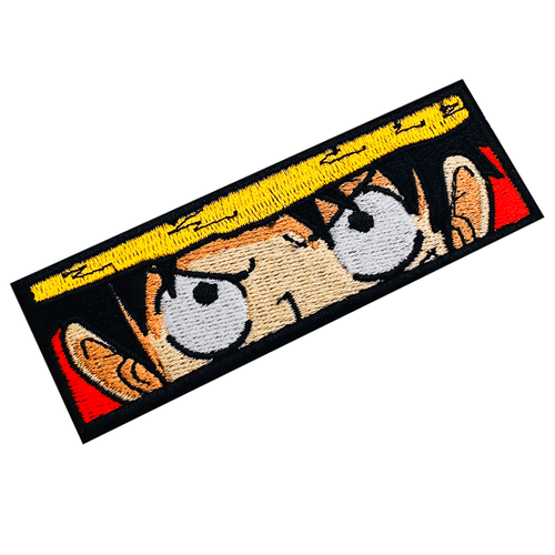 Аниме нашивка на одежду, патч на термоапплекации Луффи 9х3 см