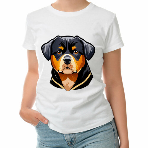 фото Футболка roly, размер s, белый