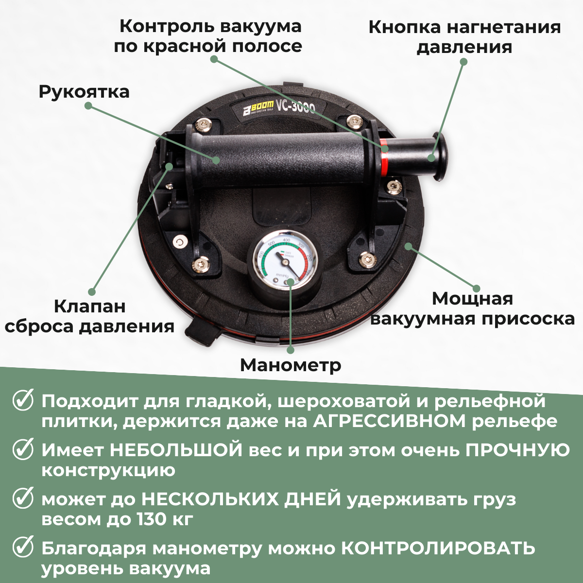 Стеклодомкрат 130 кг — фото 5