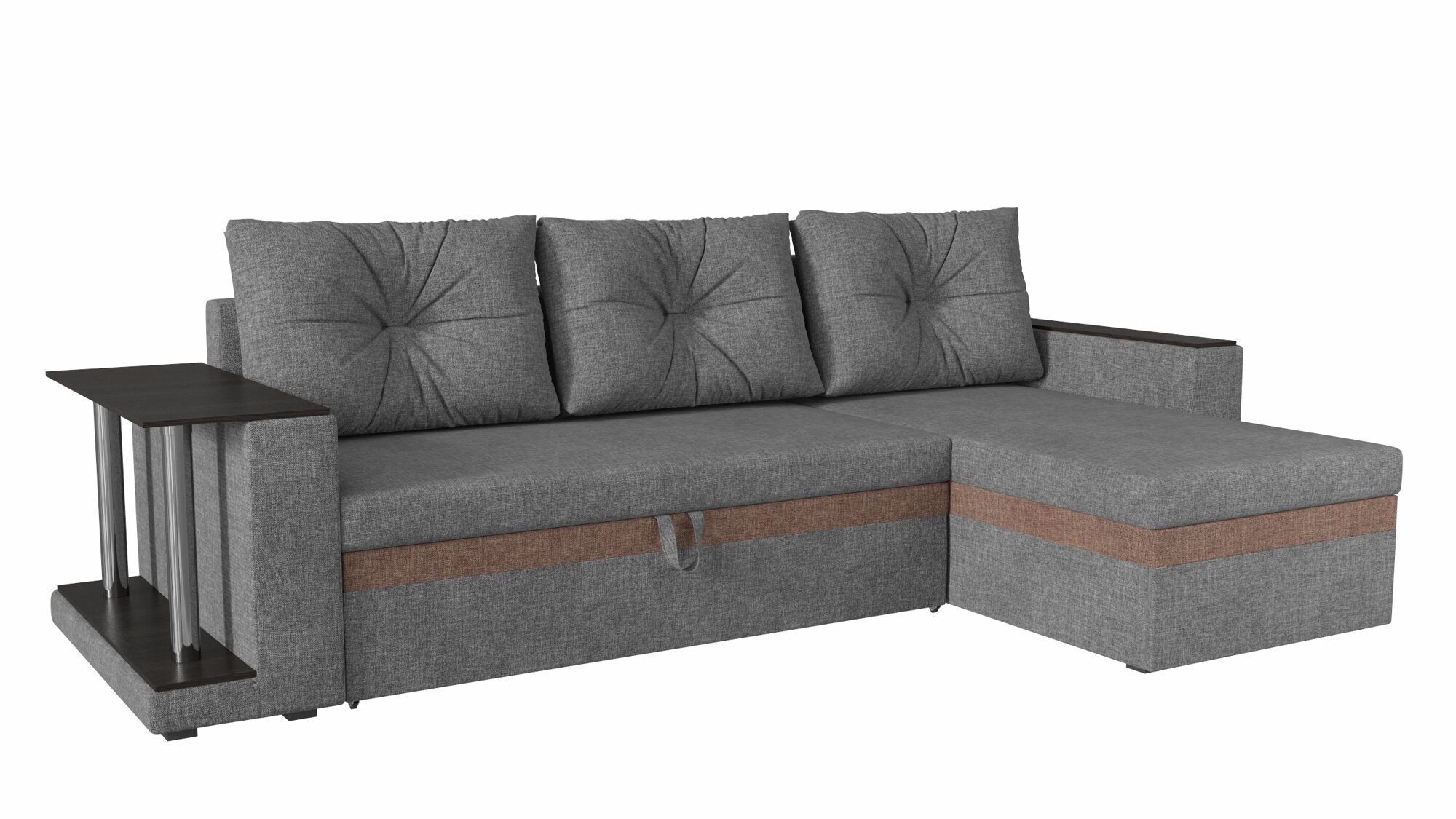 фото Угловой диван Атланта-Е, Furne, рогожка, Угол Правый, 3212004R