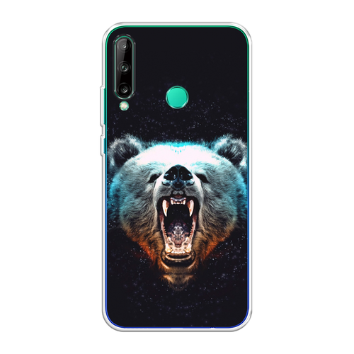Силиконовый чехол на Honor 9C / Хонор 9С Медведь
