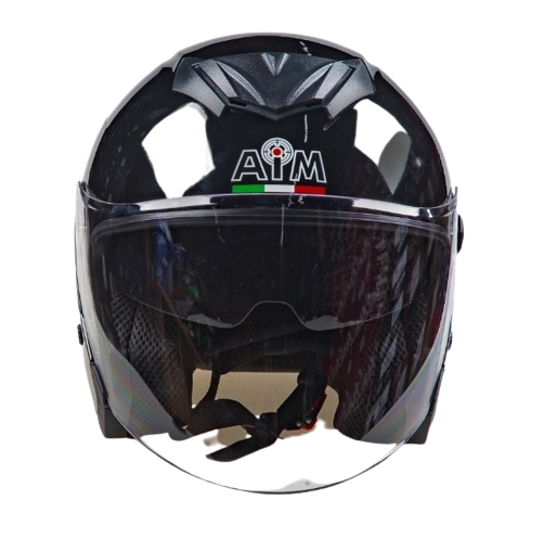 Шлем AiM JK526 Black Glossy XS — фото 3