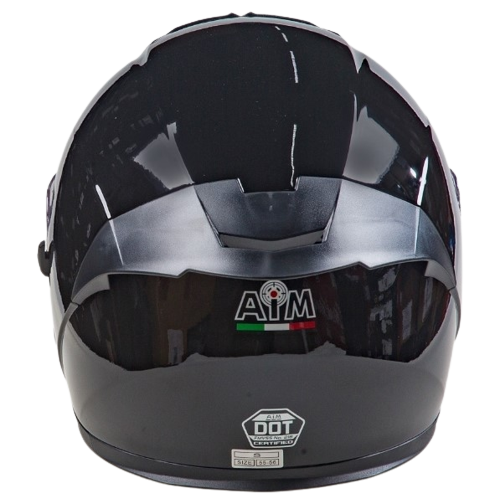 Шлем AiM JK526 Black Glossy XS — фото 2