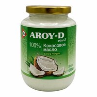 Масло кокосовое Aroy-D 100% extra virgin, 0.45 л