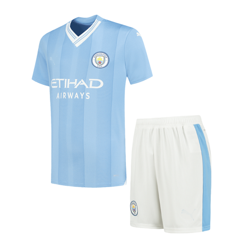 Спортивная форма для мальчиков, футболка и шорты, размер 120-130, голубой