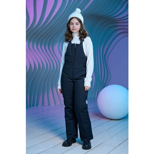 Полукомбинезон Шалуны, размер 36, 146, черный