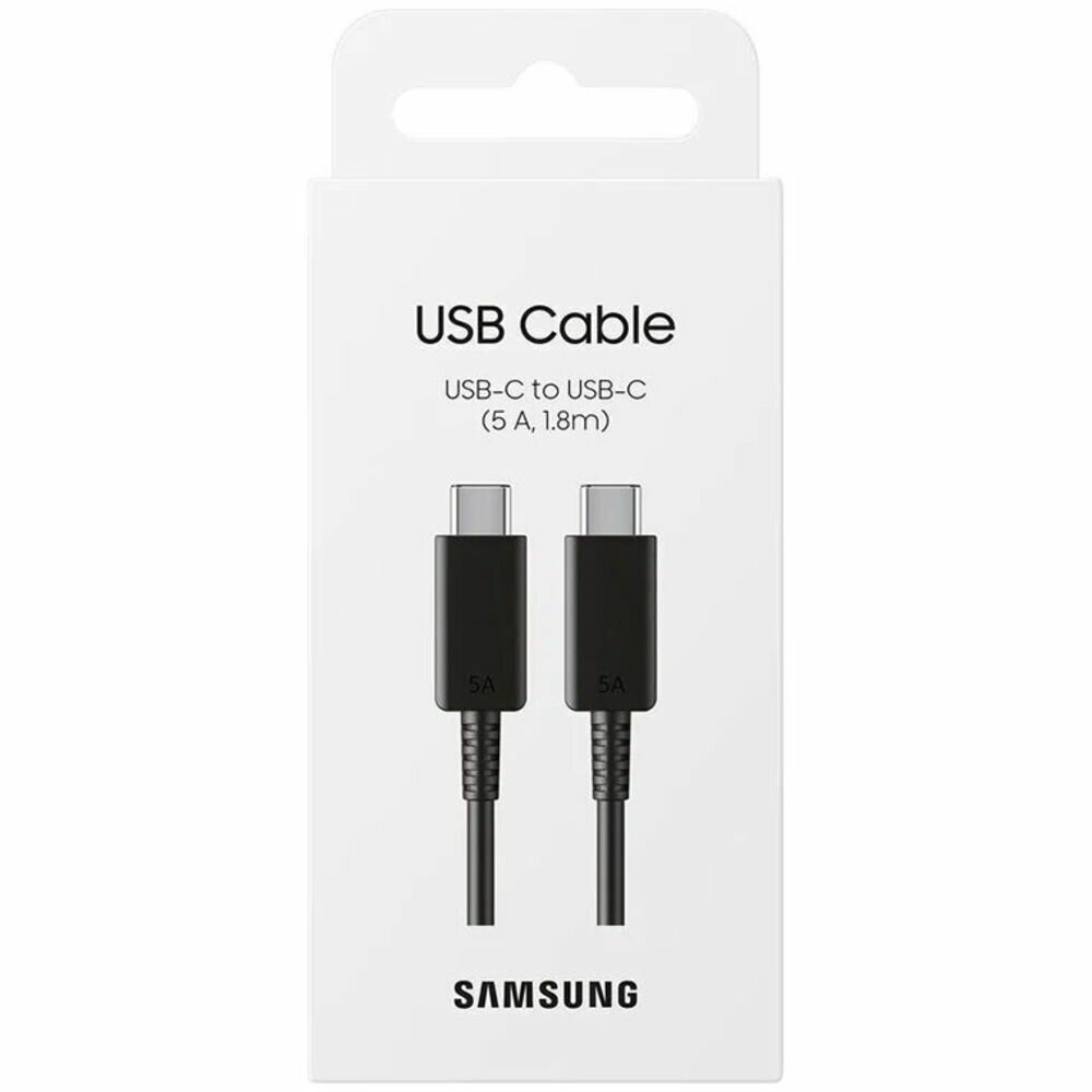 Акция ! Кабель Type C - Type C 1.8m Samsung EP-DX510 100W черный