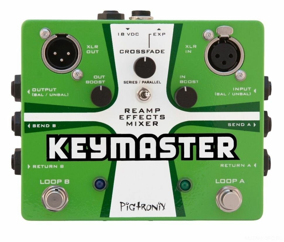 Гитарныйэффект Pigtronix REM Keymaster, Reamp Effects Mixer