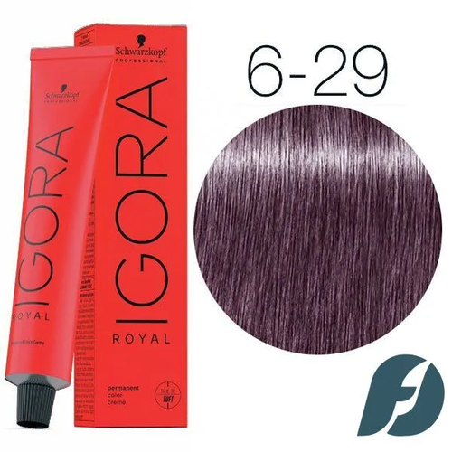 Schwarzkopf Professional Igora Royal Крем-краска для волос 6-29, 60мл