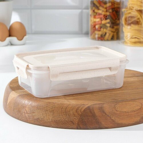 Контейнер пищевой LockOk 075 л 18612255 см цвет бежевый 660₽