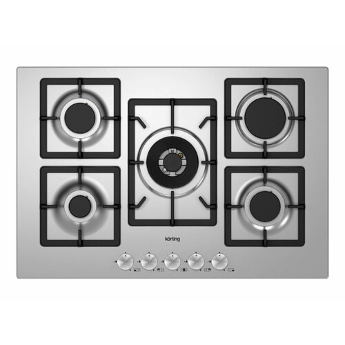 Встраиваемая варочная панель KORTING KORTING HG 797 CTX Нержавеющая сталь 7233200₽