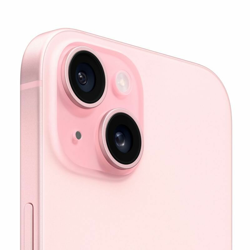 Смартфон Apple iPhone 15 SIM 128 ГБ, розовый — фото 1