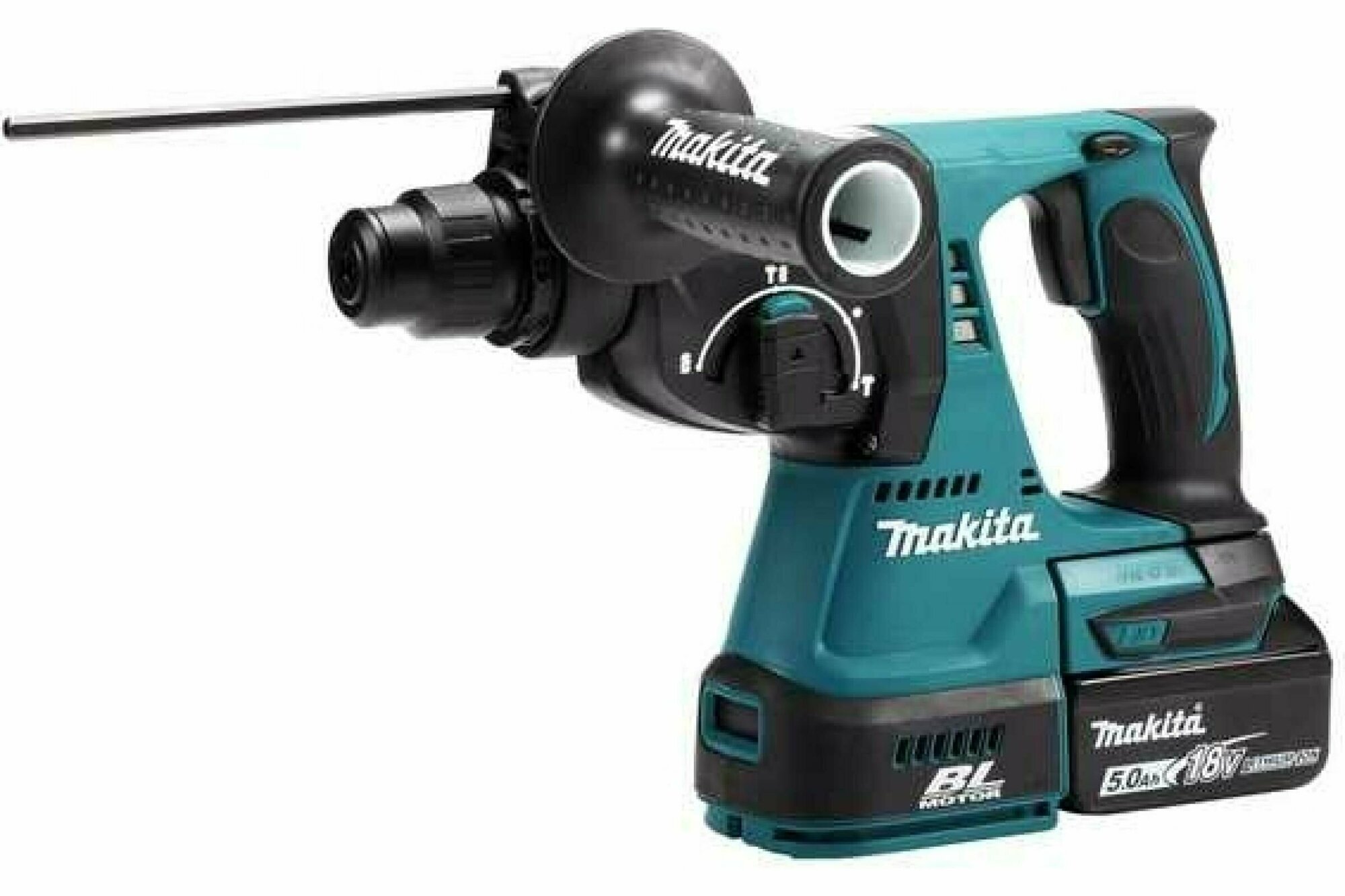 Аккумуляторный перфоратор Makita DHR 242 RT 1*5 Ач - фото №14