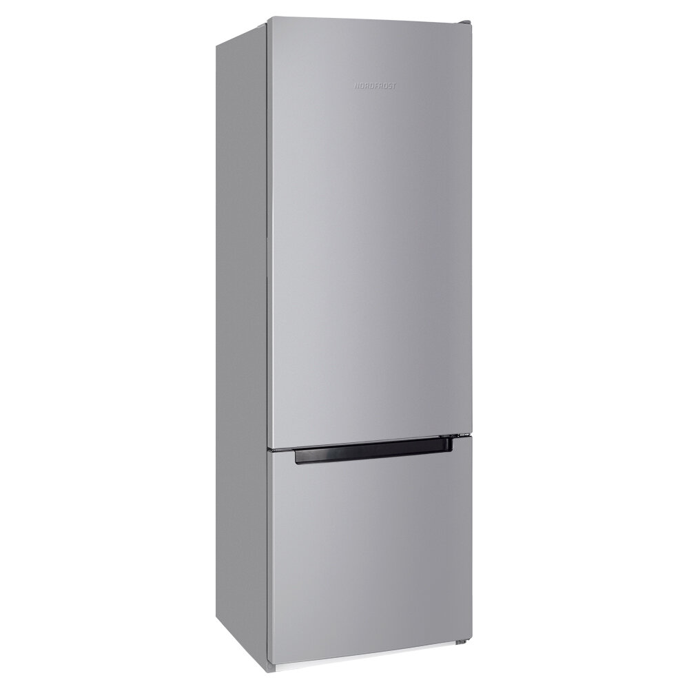 Холодильник NORDFROST NRB 124 S двухкамерный, 308 л , 181 см высота, серебристый - фотография № 1