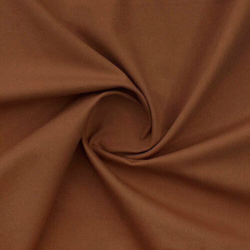 Ткань для шитья, денимовая, 100% хлопок, горький шоколад 100х140 см