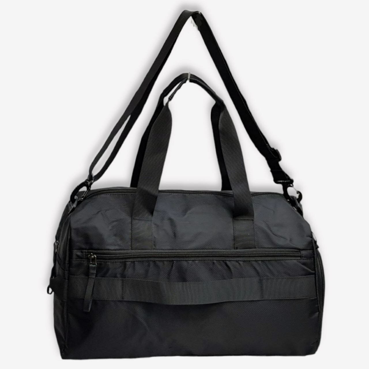 Спортивная сумка; дорожная сумка; ручная кладь; 3062 черная - фотография № 8