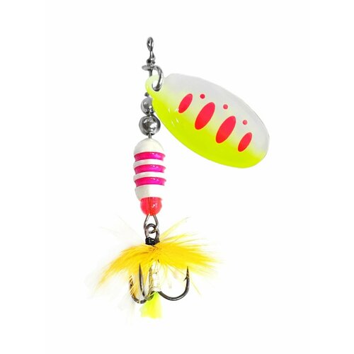 фото Блесна вращающаяся good hope grub size:3 #114 bat