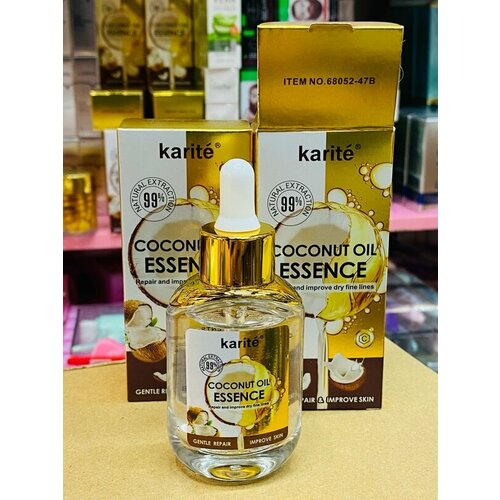 Сыворотка для лица с экстрактом кокосового масло, Karite Coconut oil essence, 30мл.