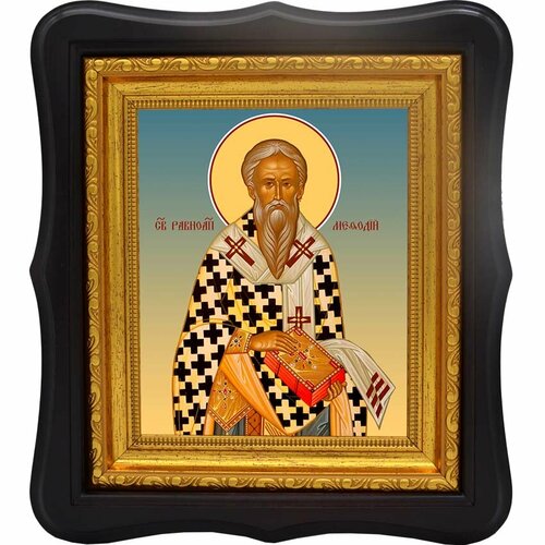 Мефодий равноапостольный, архиепископ Моравский. Икона на холсте. икона мефодий размер 30х40