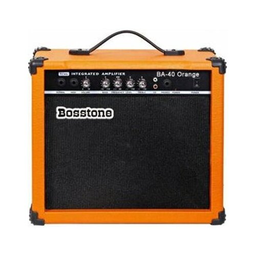 Bosstone BA-40W Orange Комбоусилитель для бас гитары: Мощность 40 Ватт, Динамик 8