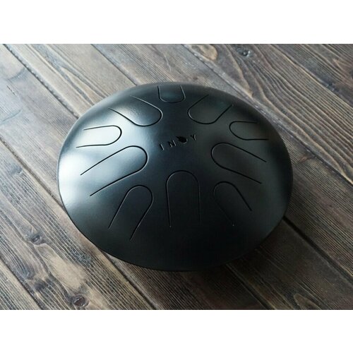 6 inch retro ethereal steel tongue drum 11 tune hand pan drum tank with mallets drumstick finger cots drum bag stand percussion NEO27BL21 NEO Black Глюкофон 27см, INOY