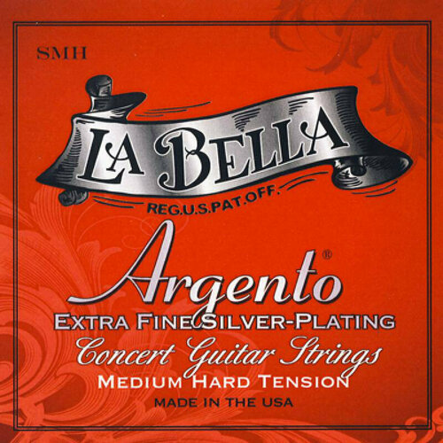 LA BELLA SMH ARGENTO (ASPMH) Medium Hard, посеребренные струны la bella smh argento