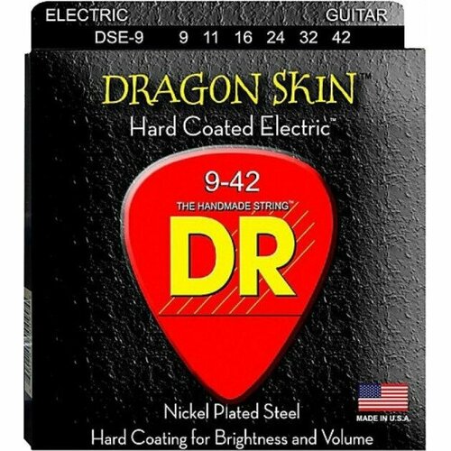 DR DSE-9 DRAGON SKIN Струны для электрогитары
