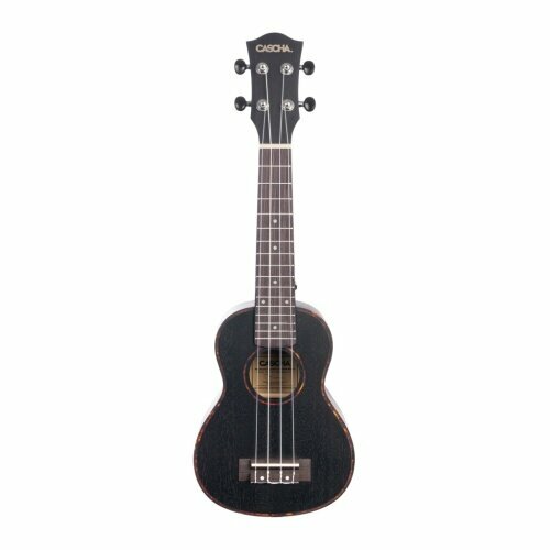 hh 2262 mahogany series укулеле сопрано с чехлом черный cascha HH-2262 Mahogany Series Укулеле сопрано, с чехлом, черный, Cascha