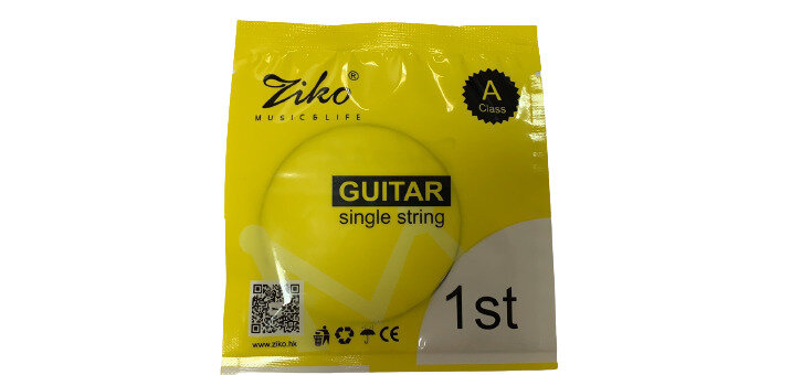 Струна Первая для акустической гитары ZIKO (0.011), комплект - 3 штуки