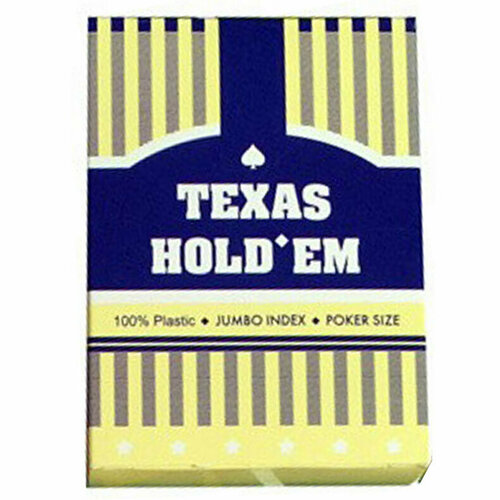 Карты игральные пластиковые Texas Holdem для покера 879₽