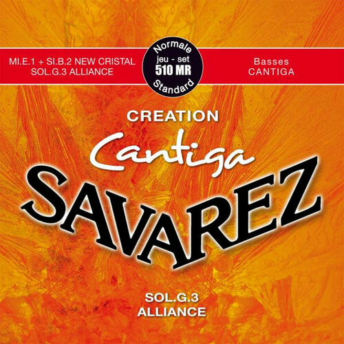 Savarez 510MR CREATION CANTIGA - струны для классических гитар струны для классических гитар savarez 510crj