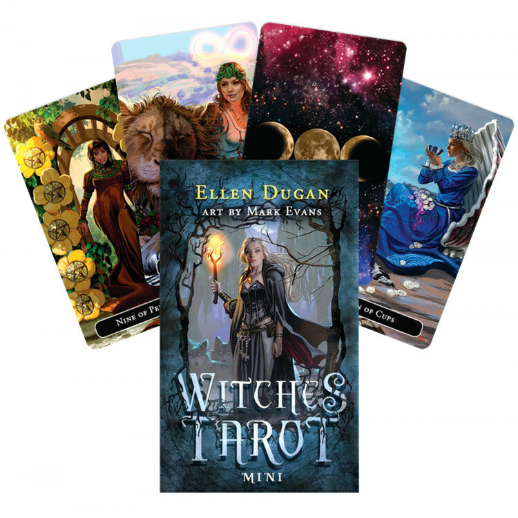 Мини Карты Таро Ведьм Мини Эллен Дуган / The Witches Tarot Mini Ellen Dugan - Llewellyn