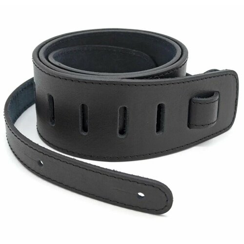 FioGe 363-03-1 Cameroon Ремень для гитары из натуральной кожи черный, длина 100-138 см