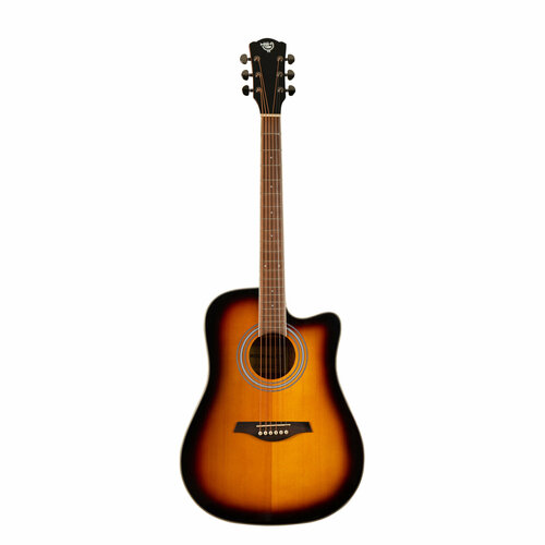 Акустическая гитара Rockdale Aurora D6 Gloss C SB гитара акустическая цвет санберст 104см с вырезом