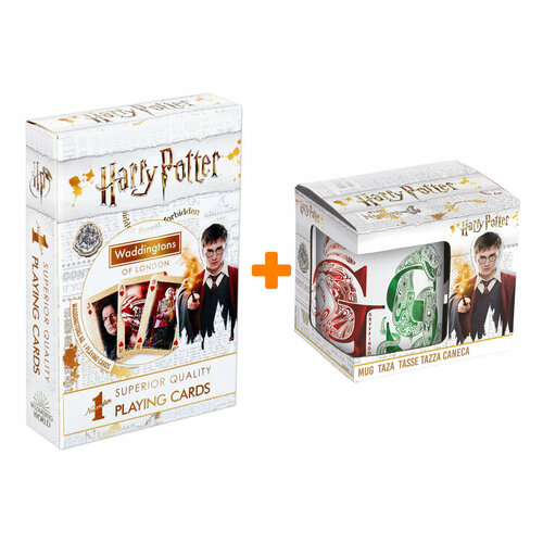 Набор кружка Harry Potter Замки + карты игральные Harry Potter