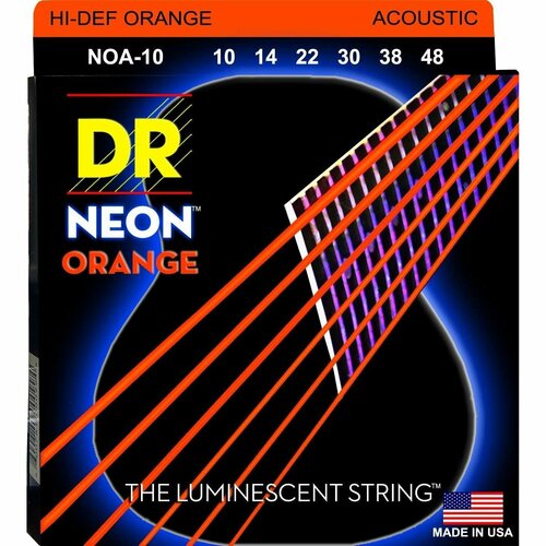 DR NOA-10 HI-DEF NEON Струны для акустической гитары