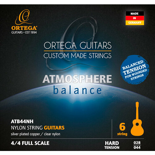 ATB44NH Atmosphere Balance Комплект струн для классической гитары, сильное натяжение, Ortega glny 6 комплект струн для гитарлеле ortega