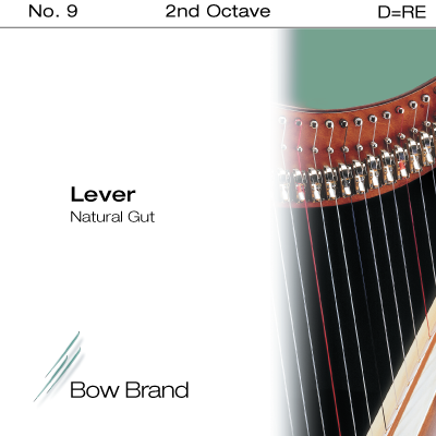 Струна D2 для арфы Bow Brand Lever Natural Gut LS-09D2