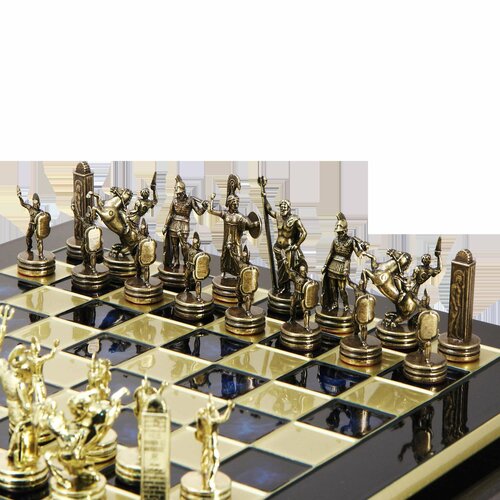 шахматный набор подарочный троянская война mp s 4 a 36 mbro Шахматный набор Троянская война KSVA-MP-S-4-C-36-BLU