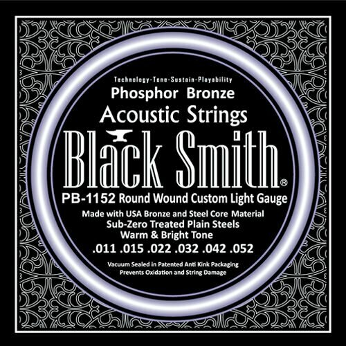 Струны для акустической гитары BlackSmith PB-1152 11-52