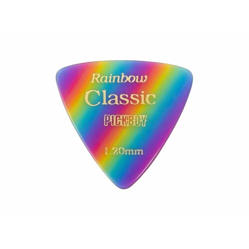 GP-17RA/120 Celluloid Vintage Classic Rainbow Медиаторы 50шт, толщина 1.20мм, Pickboy