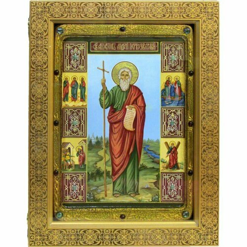 Икона Андрей Первозванный апостол рукописная, арт ИРП-737