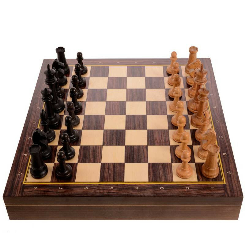 WoodGames Шахматы "Сенеж" Турнирные (38 х 38 х 5 см)
