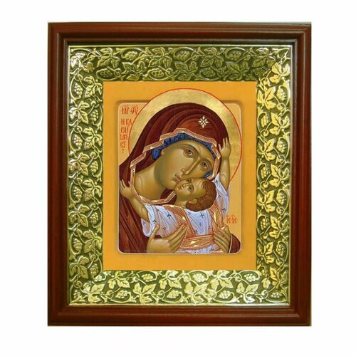 Икона Божья Матерь Кардиотисса (21*24 см), арт СТ-03037-2 икона божья матерь трех радостей 21 24 см арт ст 03076 2