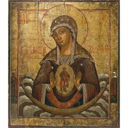 Икона Божьей Матери Помощница в родах (копия старинной), арт STO-085