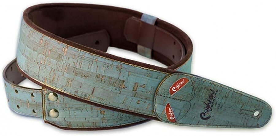 Ремень для гитары RightOn Straps 8401070040088 Steady Mojo Cork Teal