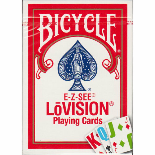 Игральные карты Bicycle LoVision Red uspcc d094к 939 3754