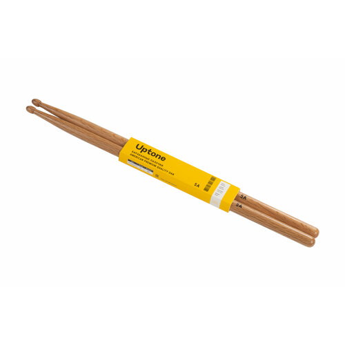 UPTONE American Premium Quality Oak 5A барабанные палочки, дуб, деревянный наконечник, цвет - натуральный барабанные палочки brahner 5a дуб
