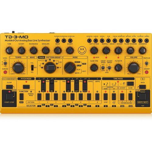 аналоговый синтезатор behringer td 3 tg Аналоговый басовый синтезатор Behringer TD-3-MO-AM