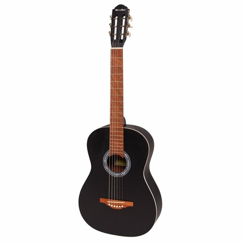 ML-A4-BK Акустическая гитара, черная, MiLena-Music акустическая бас гитара milena music ml ab1 mah eq